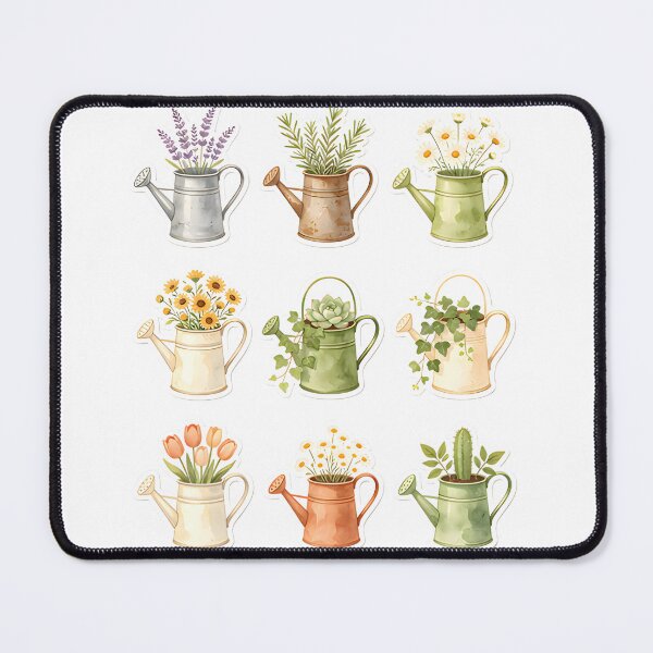 Item preview, Mini Vintage Watering Can Sticker Collection | Botanical Garden Sticker Sheet designed and sold by Spirit of Siam.