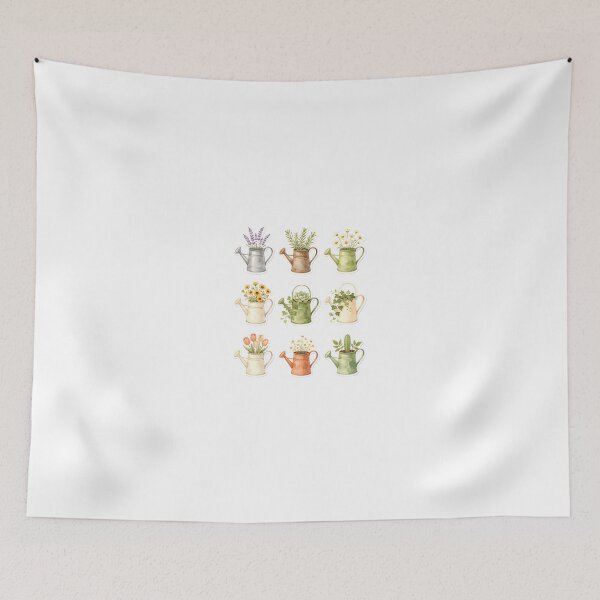Item preview, Mini Vintage Watering Can Sticker Collection | Botanical Garden Sticker Sheet designed and sold by Spirit of Siam.