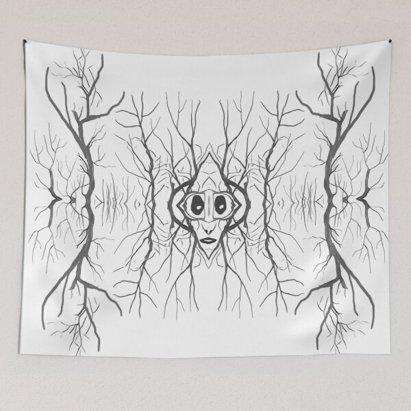 Item preview, Spooky Tree Face designed and sold by Fayes4Art.