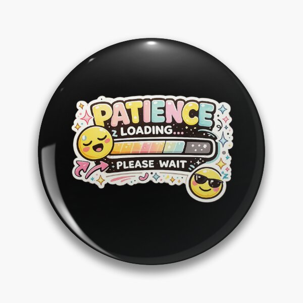 Item preview, Patience Loading Please Wait Sticker | Funny Teacher Sticker For Laptops, Water Bottles & Classroom Decor designed and sold by FestivityFinds.