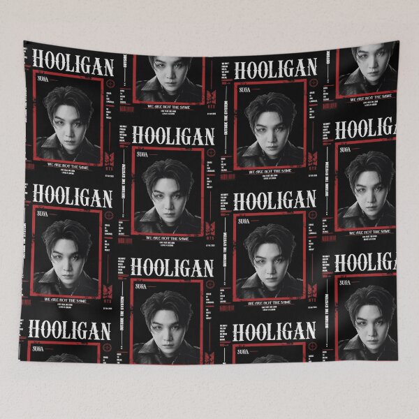 Item preview, SUGA Hooligan Edgy Magazine Poster designed and sold by moamaxshop.