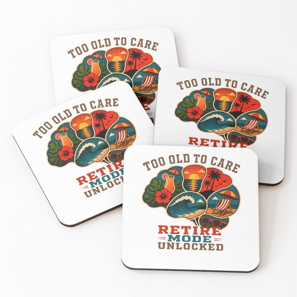 Item preview, Too Old to Care - Retire Mode Unlocked designed and sold by PixelBlob.