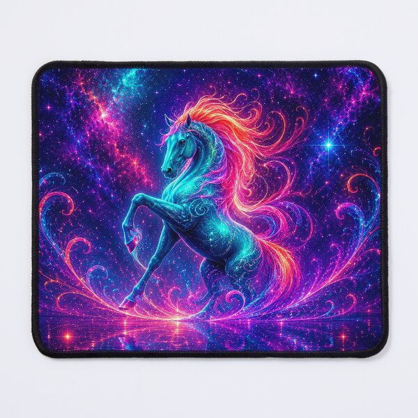 Item preview, Nebulaflare Crystalmane: The Celestial Spirit Horse designed and sold by BlissBlvdShop.