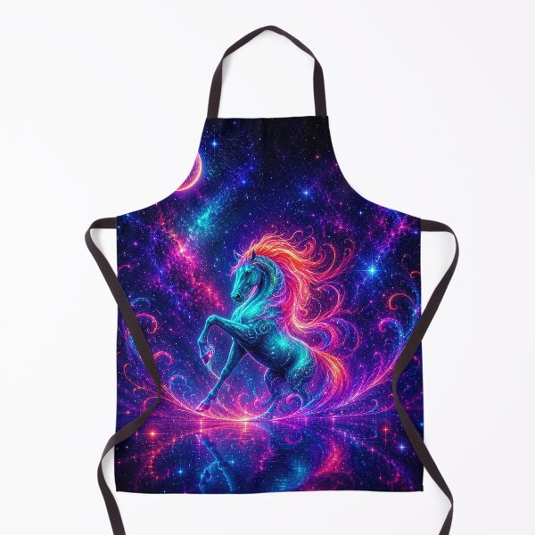 Item preview, Nebulaflare Crystalmane: The Celestial Spirit Horse designed and sold by BlissBlvdShop.