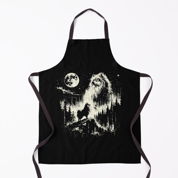 Item preview, Pomeranian Howling to The Moon Vintage Dog Meme designed and sold by nosu-art-pod.