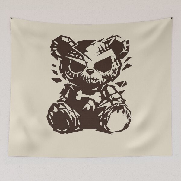 Item preview, Geometric Teddy Bear - Cute Streetwear Animal Graphic designed and sold by JonelCrafts.