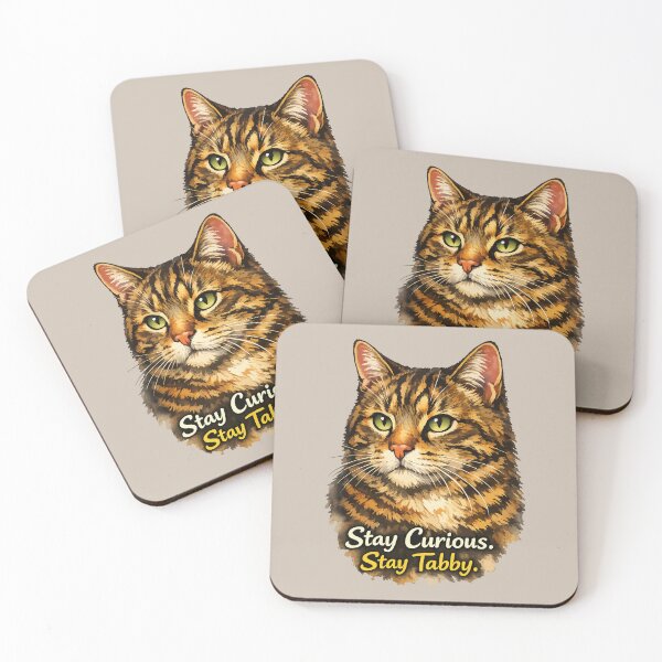 Item preview, Stay Curious. Stay Tabby. designed and sold by taiche.
