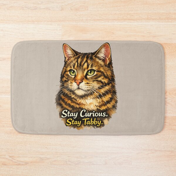 Item preview, Stay Curious. Stay Tabby. designed and sold by taiche.