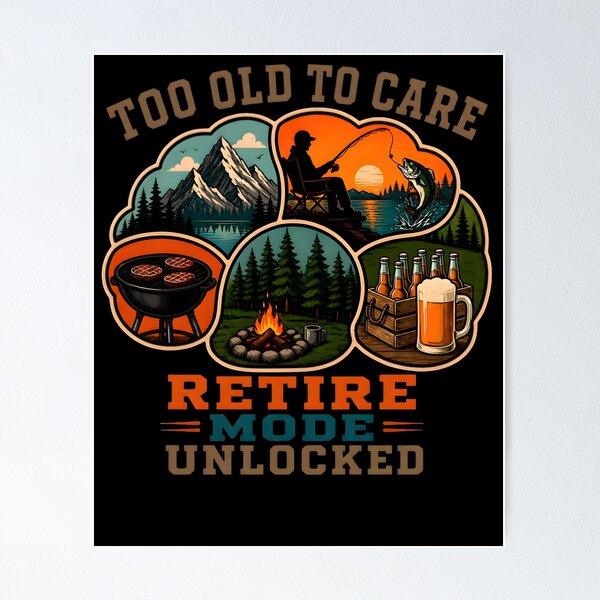 Item preview, Funny Retirement - Fishing Camping Gift designed and sold by PixelBlob.