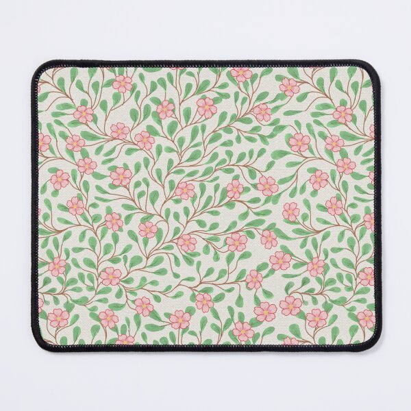 Item preview, Dainty Pink Floral Seamless Pattern - Vintage Vine Botanical Art designed and sold by Potattoo.