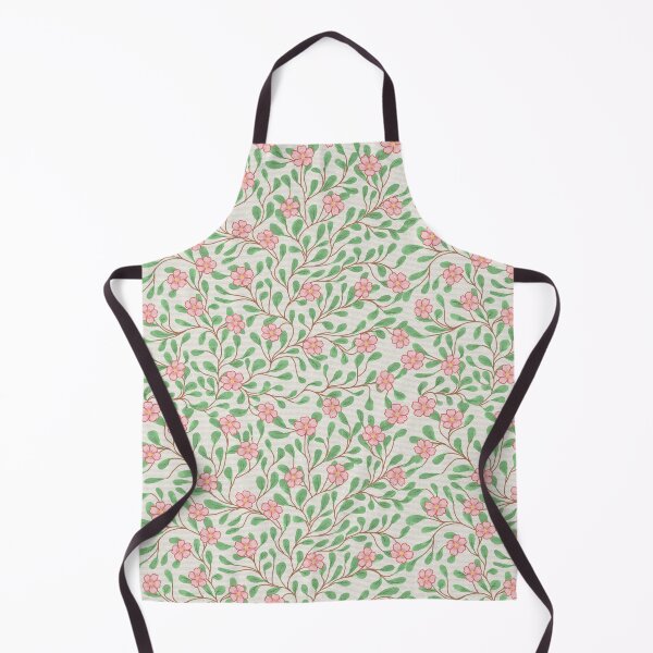 Item preview, Dainty Pink Floral Seamless Pattern - Vintage Vine Botanical Art designed and sold by Potattoo.