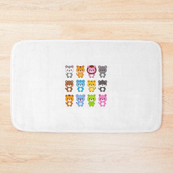 Item preview, Cute cartoon animals, colorful patterns designed and sold by VladaV.