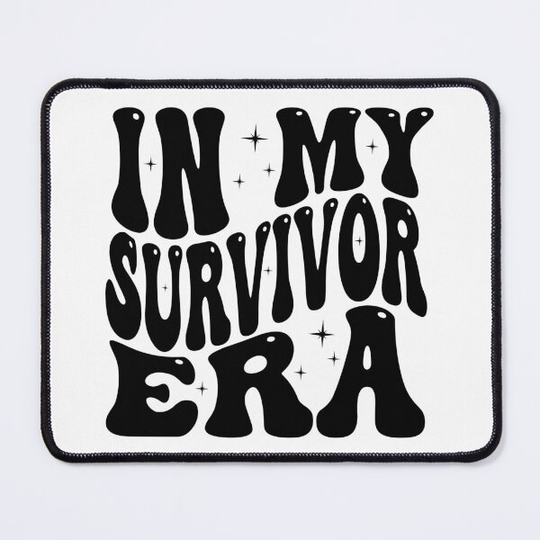 Item preview, Bold “In My Survivor Era” Motivational Graphic designed and sold by Ashleigh David.