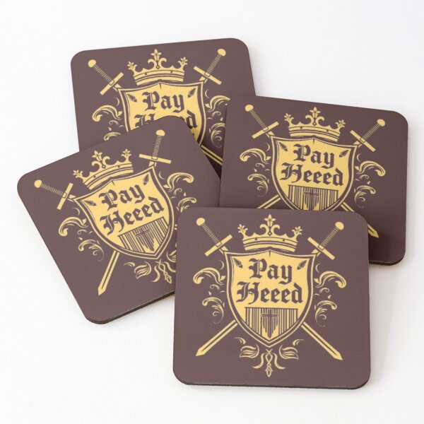 Item preview, Pay Heed Royal Shield Crest Design designed and sold by MystiColo.