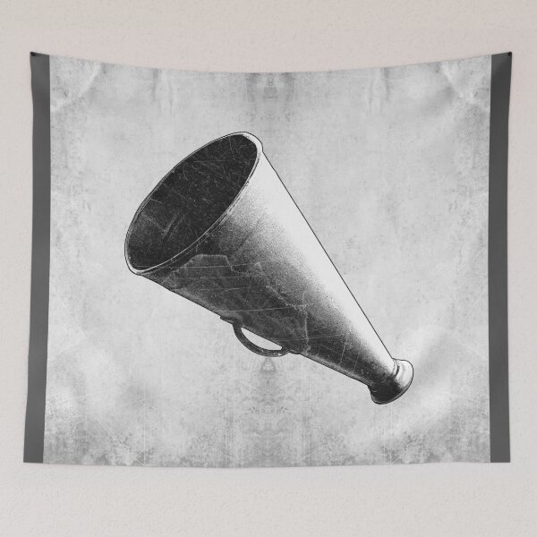 Item preview, Vintage Metal Megaphone Loudhailer Protest Voice designed and sold by Ghoul Enterprises.