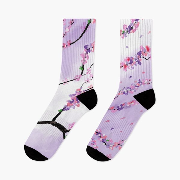 Item preview, Lavender Sakura Bloom | Dreamy Cherry Blossom Watercolor Floral Art designed and sold by GemniShop.