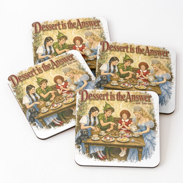 Item preview, "Dessert is the Answer" a Broadway Mashup Graphic Print designed and sold by Lyric Vault - Rock on.