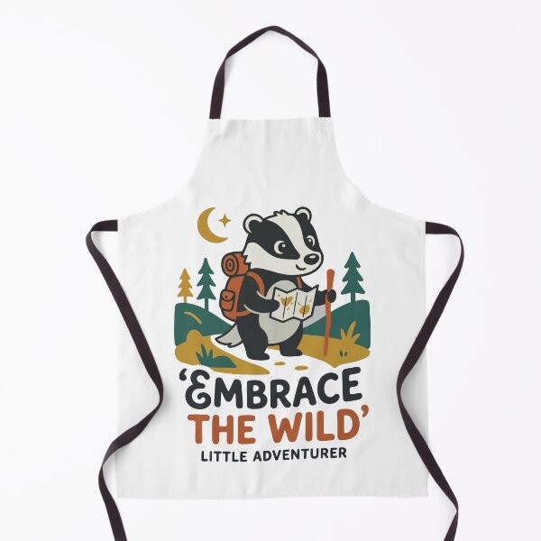 Item preview, Cute Badger Hiker Embrace The Wild Little Adventurer designed and sold by Amir Faysal.
