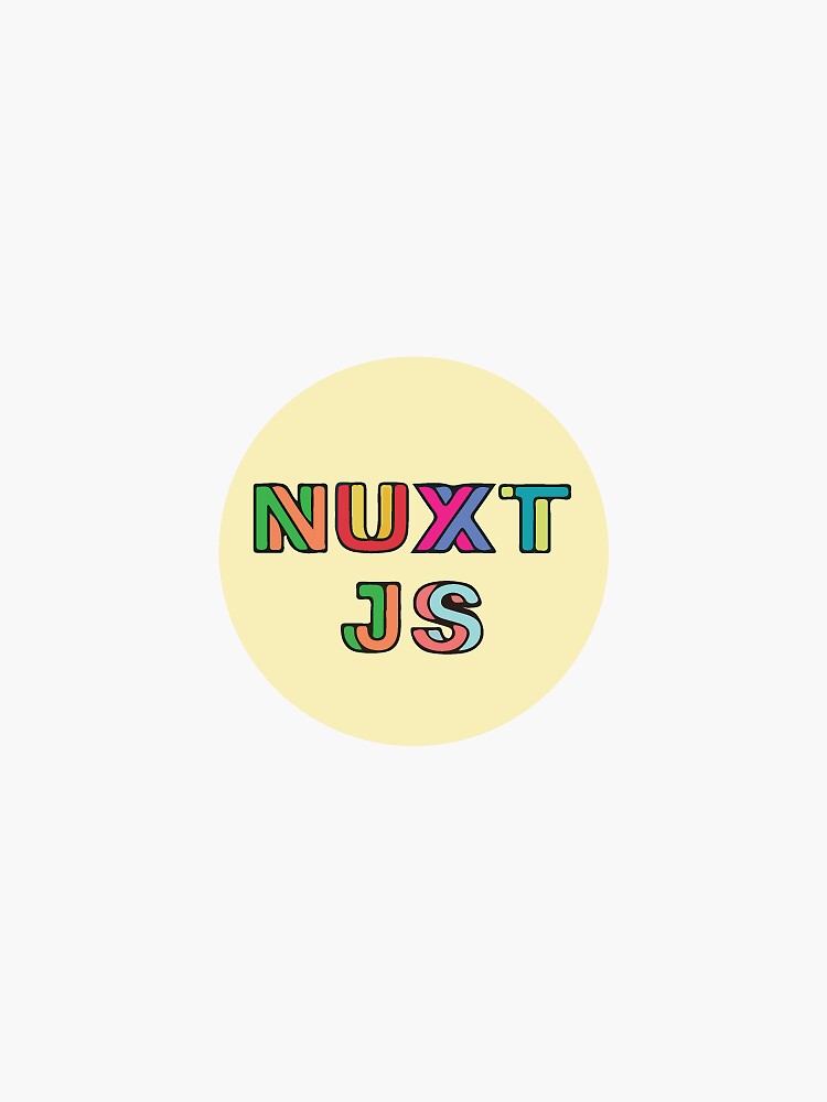 Nuxt Js Yellow (Small) by krutie