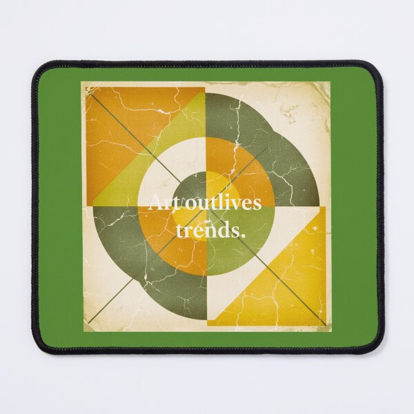 Item preview, Real Art Outlives Trends – Vintage Bauhaus Geometric Circle Abstract Art Print designed and sold by NewGen-For-You.