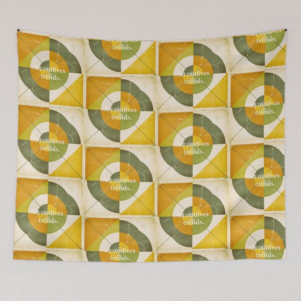 Item preview, Real Art Outlives Trends – Vintage Bauhaus Geometric Circle Abstract Art Print designed and sold by NewGen-For-You.