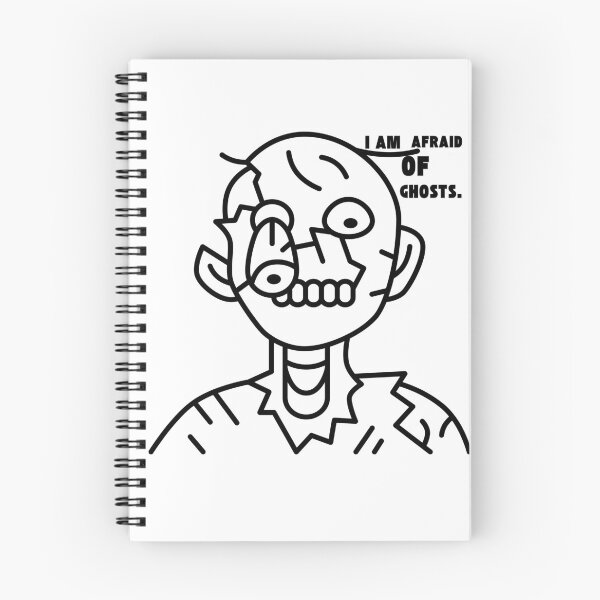 Item preview, I Am Afraid of Ghosts Boo Funny Halloween Ghost T-Shirt Design designed and sold by Wirath Shop.