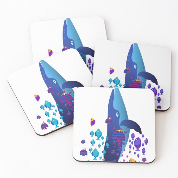 Item preview, whale and fish designed and sold by Coloursbyapplez.