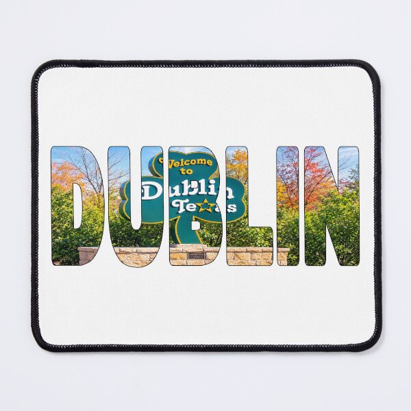Item preview, DUBLIN - Erath County Texas Shamrock Welcome Sign early Fall Sunny designed and sold by Adam Gormley.