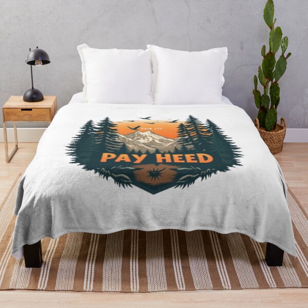 Item preview, Pay Heed Mountain Adventure Badge Design designed and sold by MystiColo.