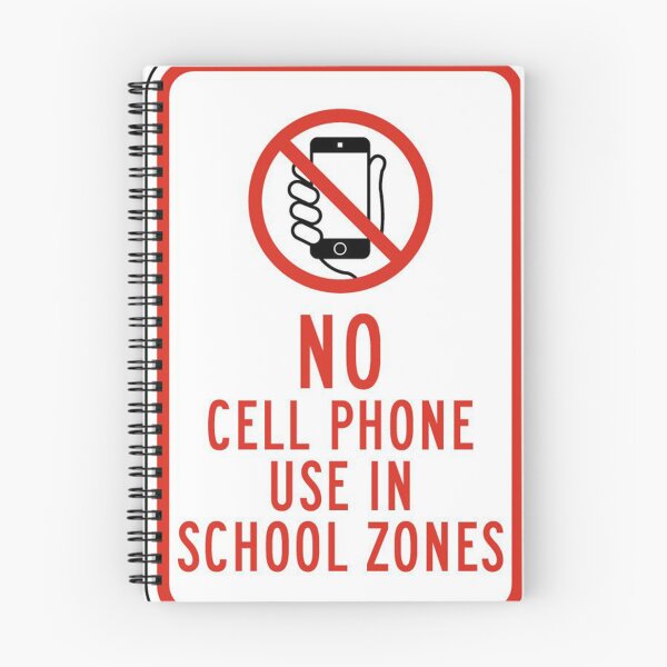 Item preview, No Cell Phone Use in School Zones Sign designed and sold by pelangiindah.