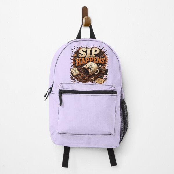 Item preview, Sip Happens Funny Coffee Quote designed and sold by pradeepvisuals.