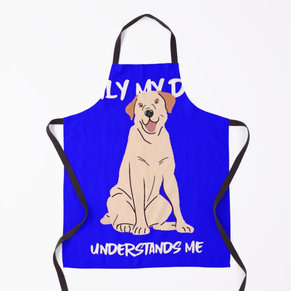 Item preview, Only My Dog Understands Me - Cute Yellow Lab Illustration designed and sold by GenZFashion000.