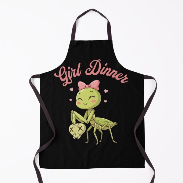 Item preview, Funny Praying Mantis Girl Dinner - Cute Dark Humor Insect Bow Sticker designed and sold by haitrieuic96.