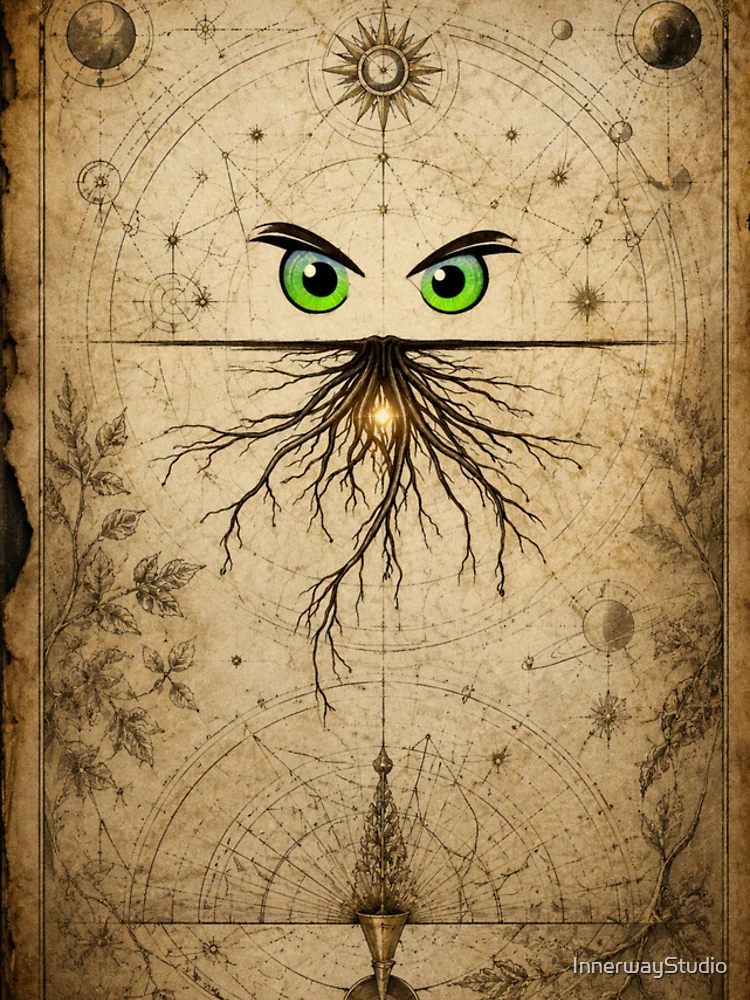 Thumbnail 4 of 4, iPhone Case, InnerBot — Roots of Knowledge designed and sold by InnerwayStudio.