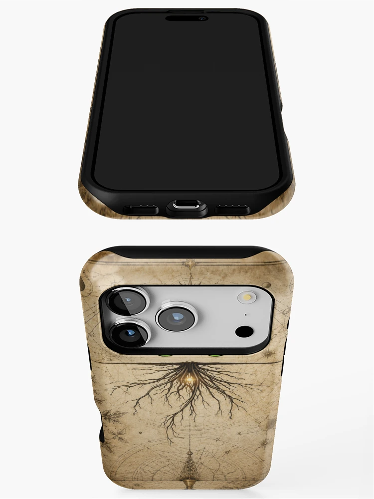 Thumbnail 3 of 4, iPhone Case, InnerBot — Roots of Knowledge designed and sold by InnerwayStudio.