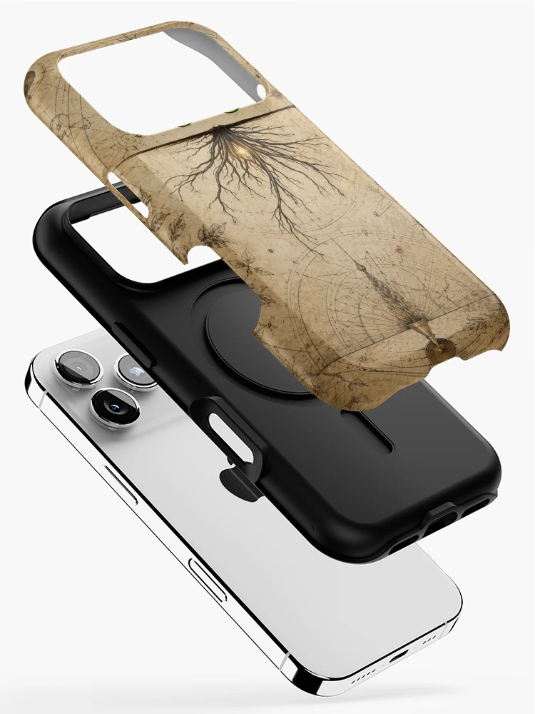 Thumbnail 2 of 4, iPhone Case, InnerBot — Roots of Knowledge designed and sold by InnerwayStudio.