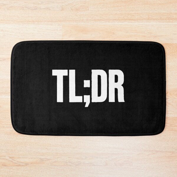 Item preview, TL;DR Shortened Summary Bold Statement designed and sold by SplashTastic.