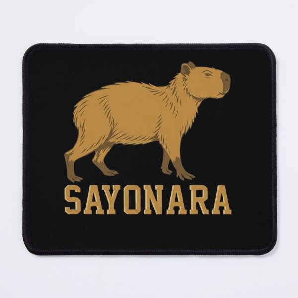 Item preview, Sayonara Capybara Funny Japanese Goodbye Chill Meme designed and sold by haitrieuic96.