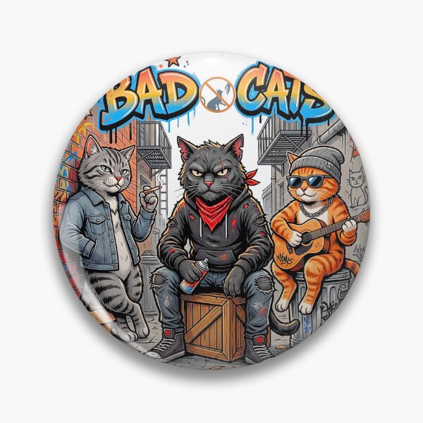 Item preview, Bad Cats Urban Graffiti Hip Hop Alley Gang designed and sold by rich-moda.
