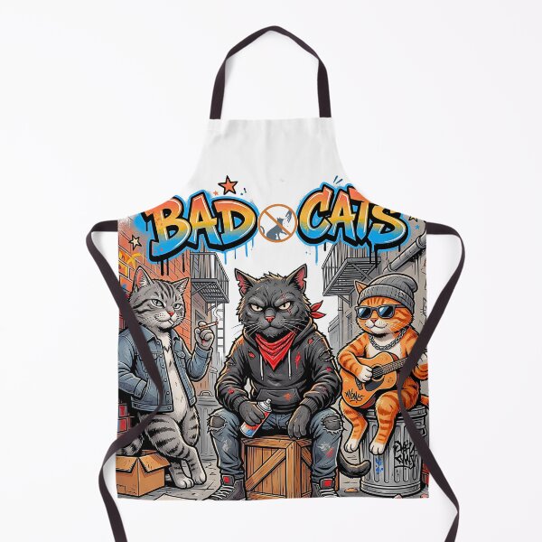 Item preview, Bad Cats Urban Graffiti Hip Hop Alley Gang designed and sold by rich-moda.