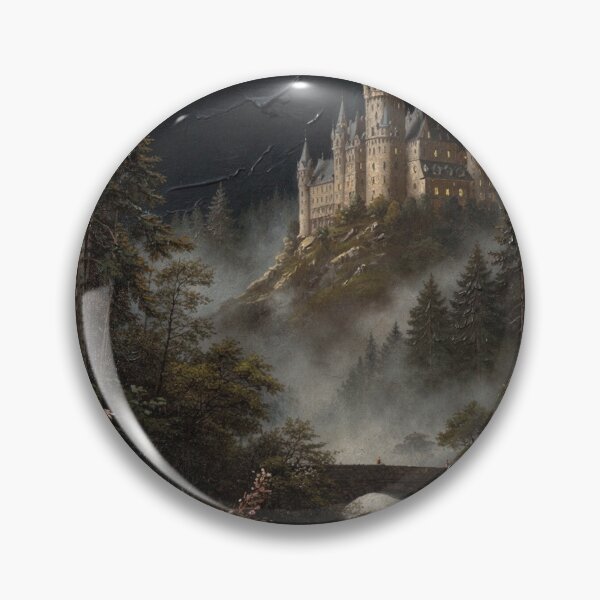 Item preview, Enchanted Castle in Misty Forest designed and sold by bottomtrial.