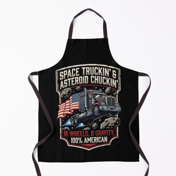 Item preview, Space Truckin and Asteroid Chuckin American Pride designed and sold by SplashTastic.