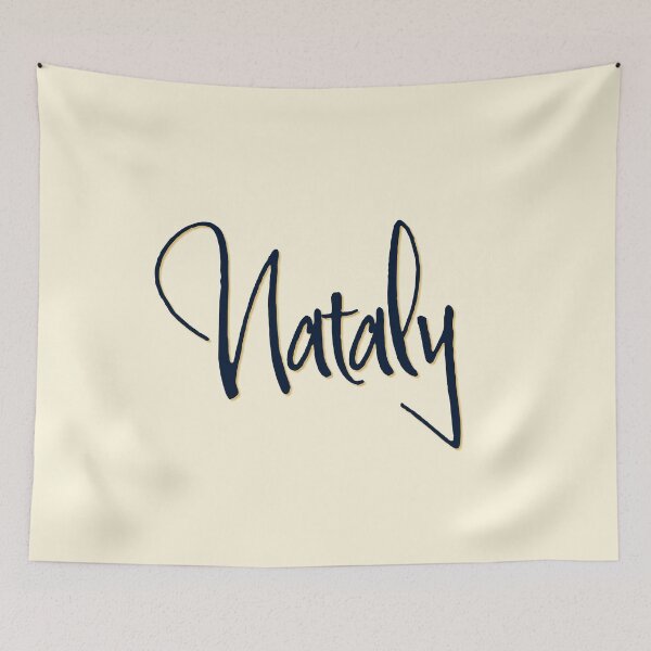 Item preview, NATALY personalized type design designed and sold by CharlottePlaceArt.