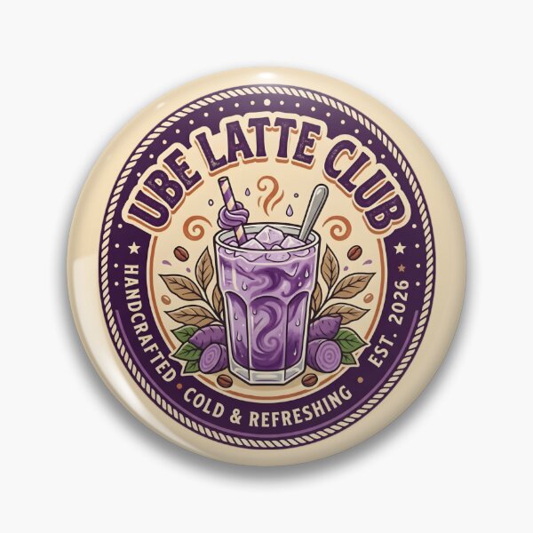 Item preview, Ube Latte Club Handcrafted Cold Refreshment designed and sold by SplashTastic.