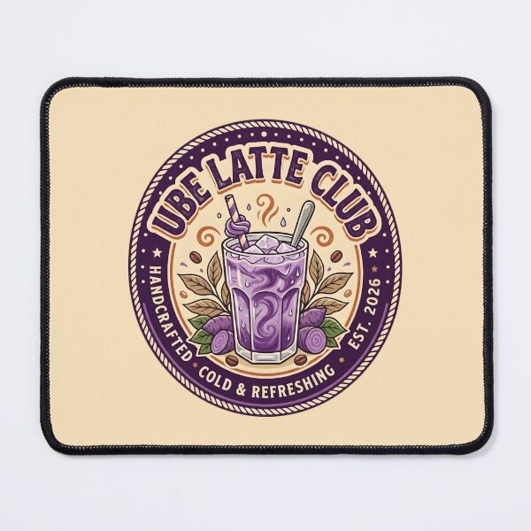 Item preview, Ube Latte Club Handcrafted Cold Refreshment designed and sold by SplashTastic.