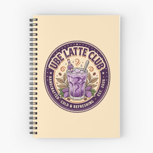 Item preview, Ube Latte Club Handcrafted Cold Refreshment designed and sold by SplashTastic.