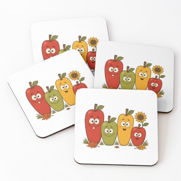 Item preview, Cute Apples | Apple Family | Fall Harvest | Autumn designed and sold by Barnfield and Co.
