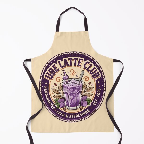 Item preview, Ube Latte Club Handcrafted Cold Refreshment designed and sold by SplashTastic.