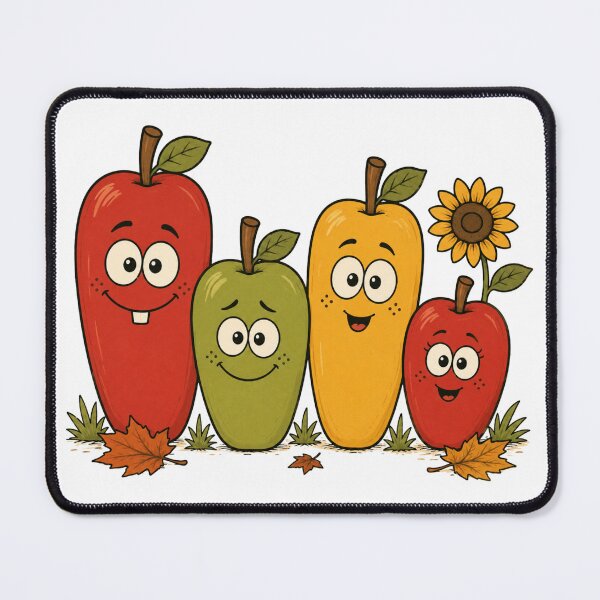Item preview, Cute Apples | Apple Family | Fall Harvest | Autumn designed and sold by Barnfield and Co.