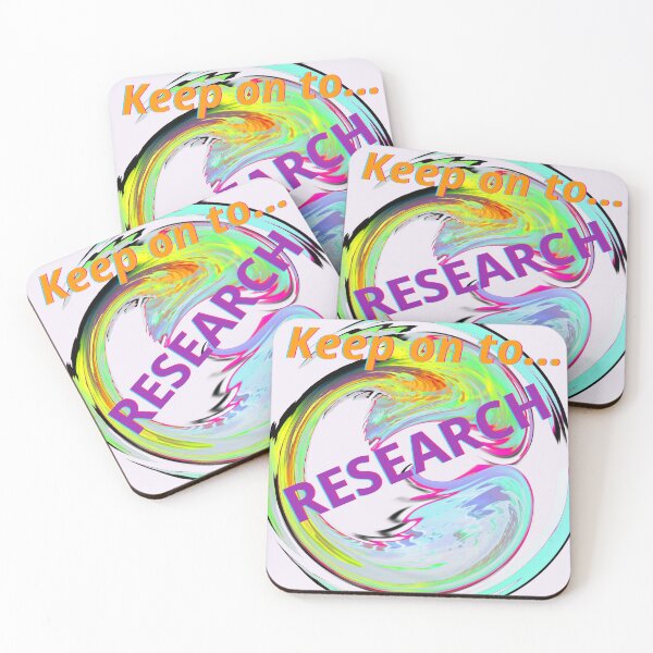 Item preview, Keep on to Research, a modern computer gift, for the geek and science lover designed and sold by PiperParrot.